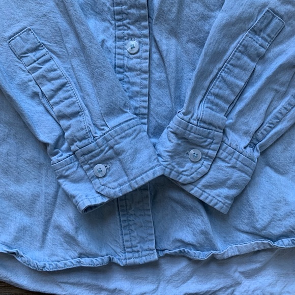 Lole Light Denim Button Front Shirt S - Picture 2 of 7